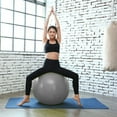 thumbnail image 4 of Stability ball, yoga ball, physical core training, balance-silver-55cm, 4 of 5