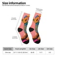 thumbnail image 2 of Picia Cowboy Boots With Flowers Print Athletic Socks for Men & Women – Cushioned Moisture-Wicking Crew Socks for Sports, Running, and Training, Soft & Breathable Size 5-11, 2 of 6