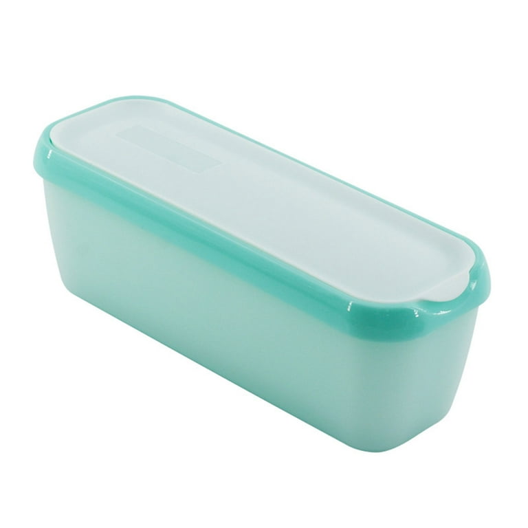 Reusable Ice Cream Tub Container Box with Lid Kitchen Refrigerator
