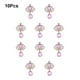 thumbnail image 4 of Qarigey 10 Uds. De botones a presión de diamantes de imitación a la moda, colgantes dorados para disfraces DIY, broche para decoración de Ropa, zapatos y accesorios Miscelánea Tipo 10, 4 of 6