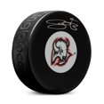 thumbnail image 1 of Bowen Byram Autographié Buffalo Sabres Retro Logo Rondelle, 1 of 2