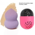 thumbnail image 4 of Soporte Para Esponja De Maquillaje, Caja De Almacenamiento De Huevos De Maquillaje A Prueba De Polvo, Portátil, Versátil Para Viajes Y Vacaciones, 4 of 7