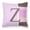 Multi, variant on Carolines Treasures CJ1005-ZPW1414 Letter Z Initial Monogram - Pink Stripes Decorative   Canvas Fabric Pillow 14Hx14W