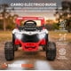 thumbnail image 3 of Carro Buggy Electrico Montable para Niños Carrito de Control Remoto y Manejo Directo con Luces Estereo y Pedales Funcionales con Control Remoto (Rojo), 3 of 7