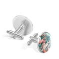 thumbnail image 3 of Alpaca Dapper Stainless Steel Shirt Cufflinks Set for Formal Attire - for Weddings and Business Meetings, 3 of 6