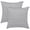 Black and White, variant on PiccoCasa Cotton Canvas Throw Pillow Covers 2 Pack Plain Decor Cushion Covers, 18"x18" Red