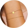 thumbnail image 1 of 𝙂𝙤𝙡𝙙 𝘽𝙧𝙖𝙘𝙚𝙡𝙚𝙩𝙨 𝙛𝙤𝙧 𝙒𝙤𝙢𝙚𝙣 Dainty 𝗚𝗼𝗹𝗱 𝗜𝗻𝗶𝘁𝗶𝗮𝗹 𝗕𝗿𝗮𝗰𝗲𝗹𝗲𝘁 Layered Beaded Letter Bracelet Personalized 26 Alphabet Disc Charm Bracelet For Girls 𝗕𝗶𝗿𝘁𝗵[J4058], 1 of 5