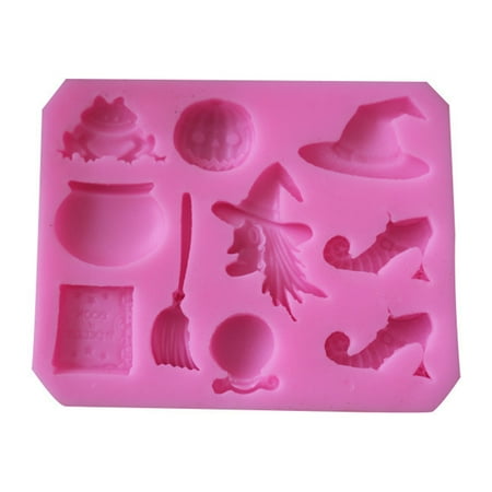 

HESITONE Silicone Material Halloween Mould Baking Mold Chocolate Mold Candy Fondant Mould