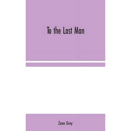 To the Last Man, (Hardcover)