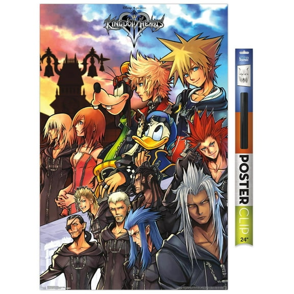 Disney Kingdom Hearts - Group Wall Poster, 22.375" x 34"