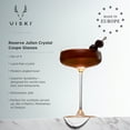 thumbnail image 3 of Viski Julien Coupe Glasses for Cocktails, Birthday, Wedding, 10 oz Set of 4, 3 of 12