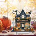 thumbnail image 4 of 5D DIY Art Decoraciones Mesa Kits Adornos Kit Acrílico Reactivo Bruja Halloween para Oficina en El, 4 of 9