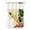 Beige, variant on No Hook Cloth Fabric Shower Curtain with Snap in Liner, Summer Beach Sunset Waterproof Shower Curtains Set with See Through Top Window, Tropical Palm Coastal Surfboard Flowers Bath Curtains 36"x72"