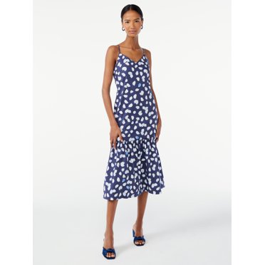 Scoop Women's Bow Back Midi Dress