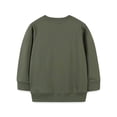 thumbnail image 2 of KaLI_store Boys Long Sleeve Shirts Boy's Casual Print Long Sleeve Crew Neck T Shirt Tee Tops Green,6-7 Years, 2 of 5