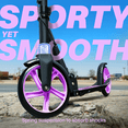 thumbnail image 4 of ZIFFY Kids Scooter with Hand Brake,Foldable Kick Scooter for Ages 6-12,4 Adjustable Heights,Birthday Gift,Christmas,Purple, 4 of 10