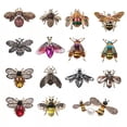 thumbnail image 2 of GKNET Cute Rhinestone Bee Brooch Fashionable Colorful Crystal Animal Pin-yellow, 2 of 6