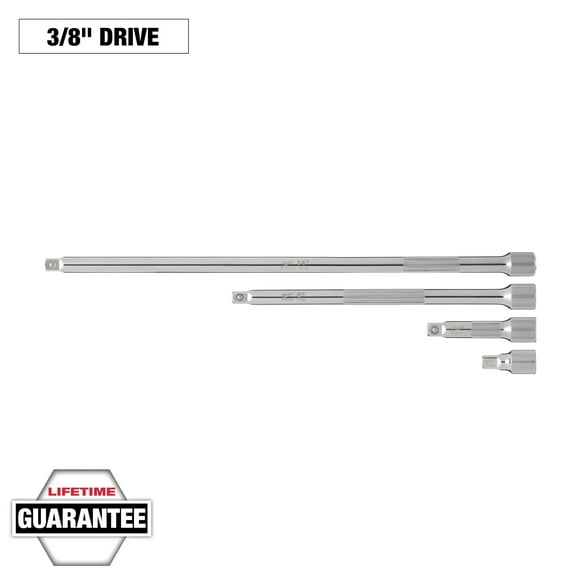 Milwaukee (366) 48-22-9341 4pc 3/8” Drive Extension Set
