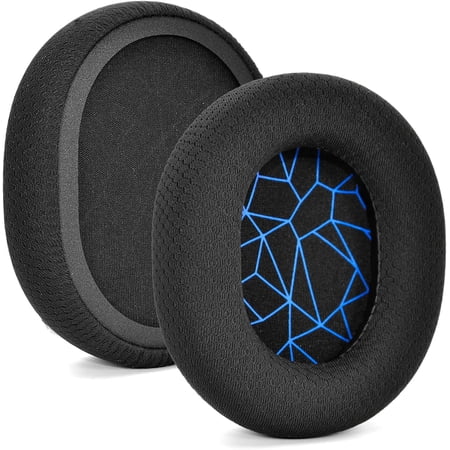 Arctis 3/5 / 7/9 Replacement Ear Pads Cushion Compatible with SteelSeries Arctis 3 / Arctis 5 / Arctis 7 Arctis 9 / Arctis 1 / Arctis pro Lossless Wireless Gaming Headset (Black_Blue)