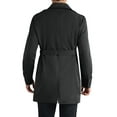 thumbnail image 3 of INSPIRE CHIC Business Trench Coat for Men's Double Breasted Notched Lapel Winter Overcoats, 3 of 5