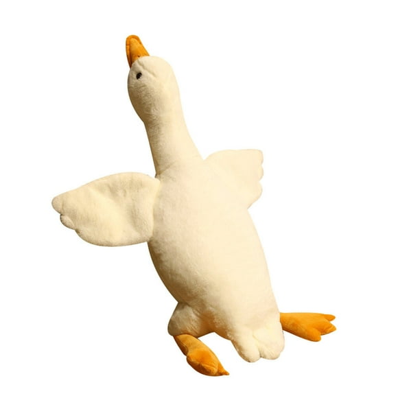 50cm Giant Duck Plush Toys Cartoon Kids Girls Birthday Sleep Pillow Cute Stuffed Swan Goose Dolls Cushion Kids Birthday Christmas Toys White