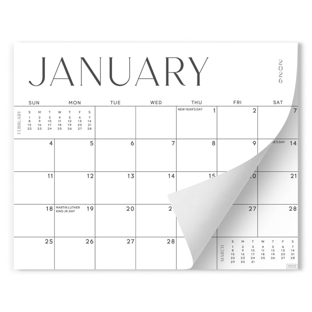 Calendario magnético para nevera Sweetzer & Orange 20 x 25 cm, 18 meses