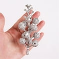 thumbnail image 6 of Gwong 6Pcs Christmas Berries Glittery DIY Craft Polystyrene Styrofoam Add Festive Atmosphere Xmas Flower Branch for Home, 6 of 9