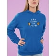 thumbnail image 2 of Life Is Too Short To Hate Hoodie Women -Smartprints Designs, Female 5X-Large, 2 of 4