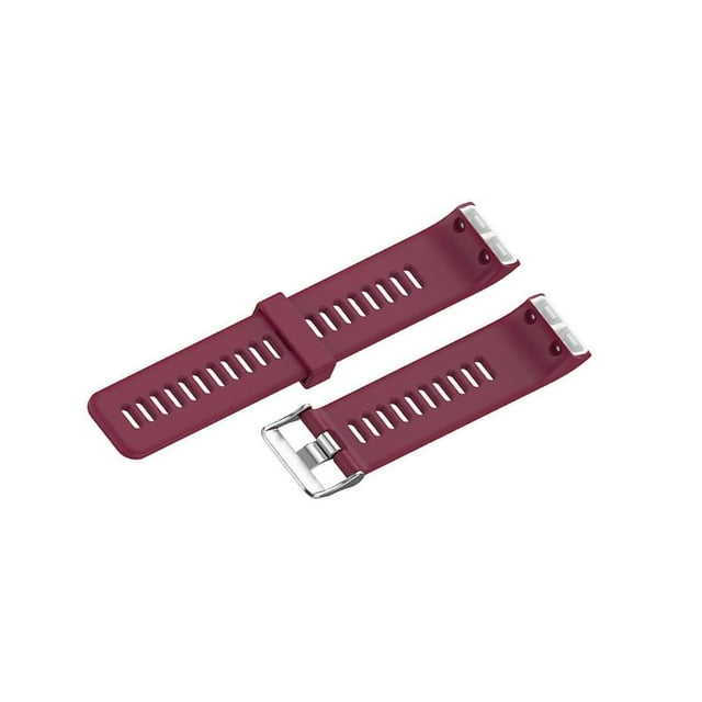 Bracelet de Montre pour Garmin Forerunner 35 Inox 30 35J ForeAthlete 35J Rouge Vin
