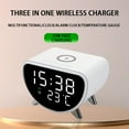 thumbnail image 4 of 15W Wireless Charger with Built In Alarm Clock & Temperature Display – Charge Fast Stay On and Room Temp Effortlessly!, 4 of 5