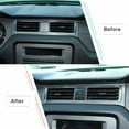 thumbnail image 3 of Geelife Cigarette Lighter Trim Cover ABS Frame For 2010-2014 Ford Mustang Carbon Fiber, 3 of 6