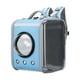 thumbnail image 2 of Portátil para mascotas, , perros, bolsa , súper ventilado, para mascotas, cápsula, bolsa de hombro para mascotas - Blue Azul Salvador Dali Transportín de viaje para mascotas, 2 of 7