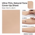 thumbnail image 3 of 20 Pcs Tattoo Cover Up Patch Ultra Thin Scar Cover Up Patch Sweatproof Waterproof Invisible Scar Birthmarks Sticker for Tattoos, Scar, Birthmarks Spots, 3 of 5