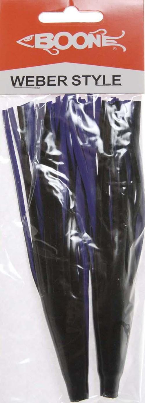 Pack of 10 Red//Black Boone Tuna Tail Weber Style Skirt