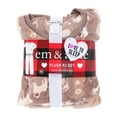 thumbnail image 4 of em & alfie  Dog Lover Plush Crewneck Pajama Set (Women), 4 of 6