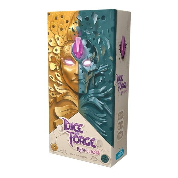 Jeu de Société Dice Forge Rebellion - Nouveaux Défis, Plus de Gloire! Jeu de Stratégie de Bricolage, Jeu Familial Amusant pour Enfants et Adultes, 10+, 2-4 Joueurs, 45 Minutes