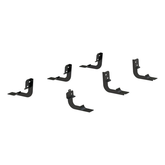 Mounting Brackets for 6" Oval Side Bars Fits select: 2013-2018 RAM 1500, 2009-2012 DODGE RAM 1500