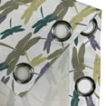 thumbnail image 4 of Ambesonne Grommet Curtain, , 50"x120", Mauve Khaki and Dark Teal, 4 of 5