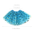 thumbnail image 2 of Tutu Skirt Dress up for Girls Blue Polka Dot Tulle Skirt for Birthday Party, Spring Easter Costume Princess Party, Ballet Dance, 2 of 5