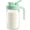 Green-32 Ounces-1, variant on 32oz Breast Milk Pitcher With Lid - Airtight Leakproof Glass Storage Flip Cap & Pour Spout Wide Mouth 1 Quart Breastmilk Container For Formula