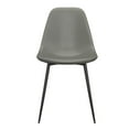 thumbnail image 7 of Pemberly Row Modern Vegan Leather Side Chairs (Set of 2) in Slate, 7 of 7