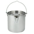 thumbnail image 3 of Olla de agua de acero inoxidable, tetera portátil para acampar al aire libre de 1,2 L, estética elegante Jadeshay A, 3 of 8