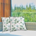 thumbnail image 5 of GZHJMY Decorative Throw Pillow Covers Set of 2, Eucalyptus Leaves Branches Soft Pillow Cases, Square Cushion Cases Pillowcases for Sofa Bed Couch Car Home 18"x18" Home Decor, 5 of 5