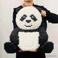 thumbnail image 4 of Blocks Giant Panda Building Block Toy Small Particle Assembly Brick3D Model Childrens Adult Toy Gift, 4 of 7