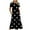 Black, variant on Uaswgudfs ​2025 Women's Polka Dot Tiered Midi Dress - Retro-Inspired Short Sleeve & Summer Casual Effortless Style Red 2XL