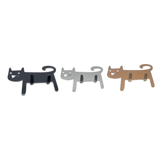 Gancho para toalla Autoadhesivo YONGSHENG 3 uds gancho para bata de baño acero inoxidable