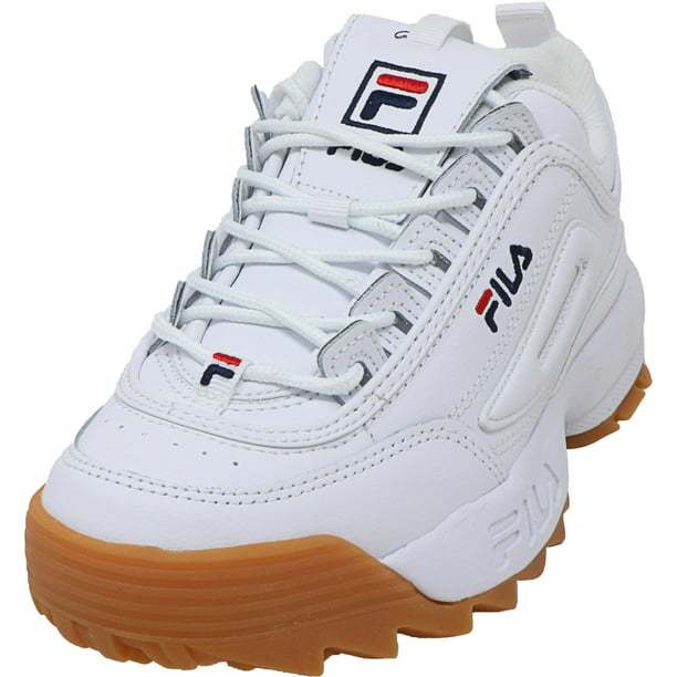 sikkerhed Koncession strejke Fila Women's Disruptor Ii Premium White / Navy Gum Ankle-High Walking -  6.5M - Walmart.com