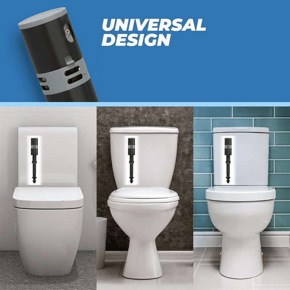 High Performance Universal Toilet Fill Valve Replacement Kit - Quiet and Fast Fill, Super Easy to Install,1 set x toilet fill valve,Black