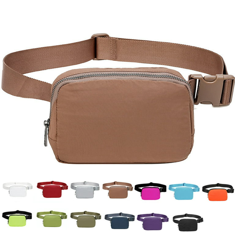  Premium Quality, Unisex Fanny Pack Adjustable Belt, Great  Travel Fanny Packs for Women and Men, Waist Pouch for Workout, Running,  Hiking, Fashion