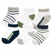 Angle View: Yoga Sprout Baby Boy Socks, Green, 6-12 Months